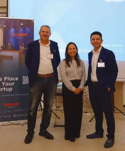Heart of Bahrain team at a Kickstart Bahrain founder event
